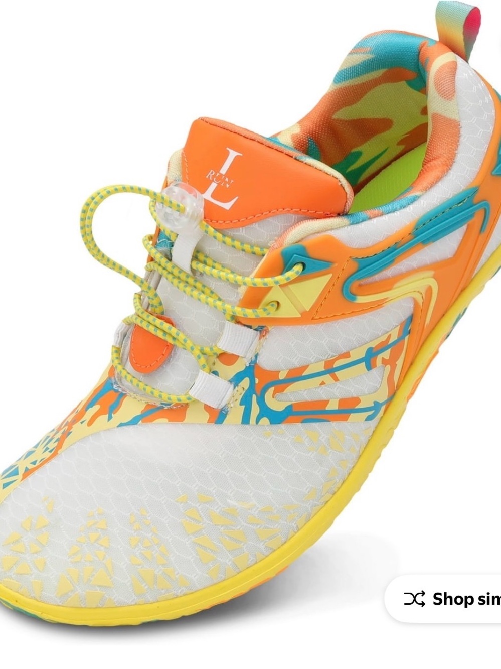 Orange & Yellow Men's Athletic Sneakers